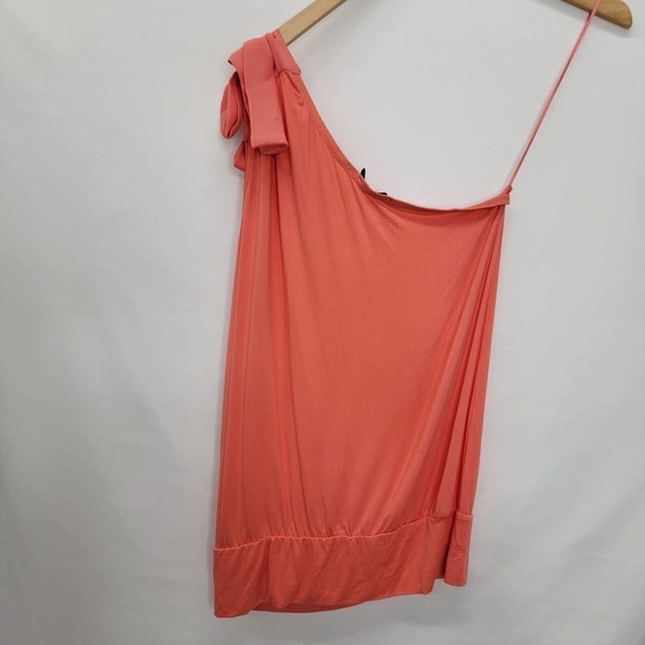 THE Limited Women’s Top M Small Orange Bow On Shoulder - Picture 12 of 16